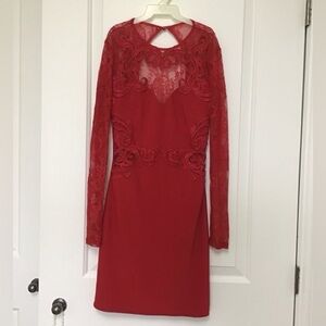 Lipsy London midi red dress